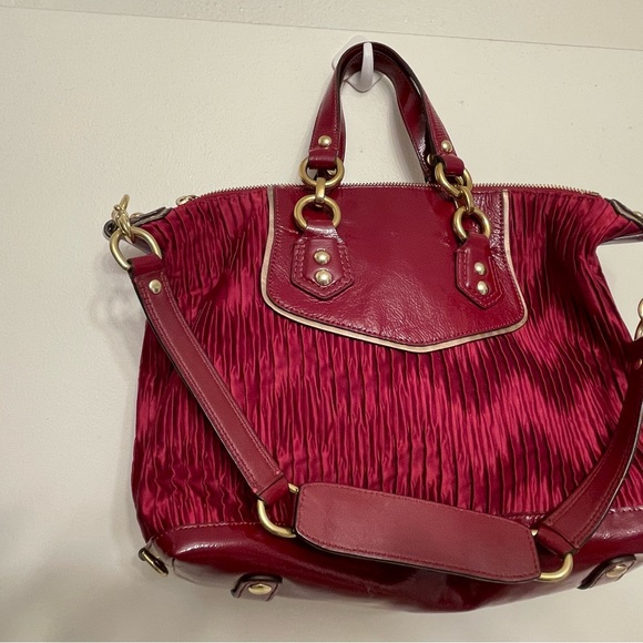Coach Red Leather Handbag - Picture 3 of 7
